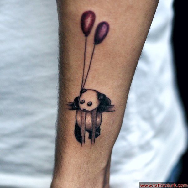 Panda dövme panda tattoo ankara